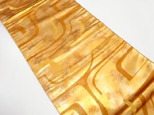 幾何学模様織り出し　袋帯